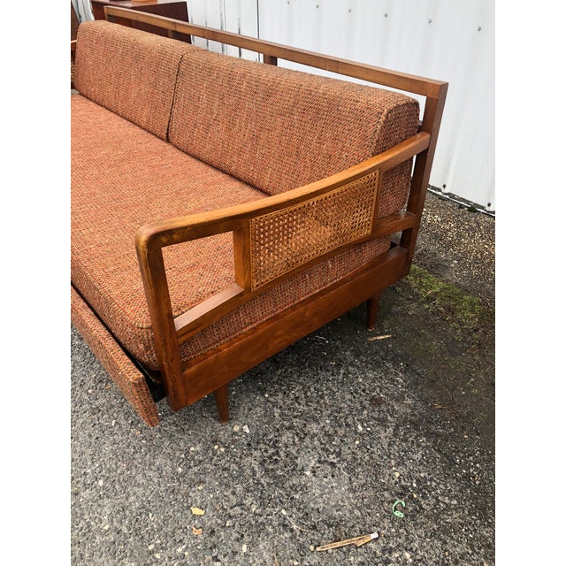 Mid Century Modern Sleeper Sofa With Trundle Bed | Chairish