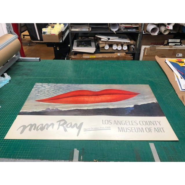 Artist: Man Ray Title: Lips Year: 1966 Signed: No Medium: Offset Lithograph Paper Size: 21.25 x 36.75 inches ( 53.975 x...