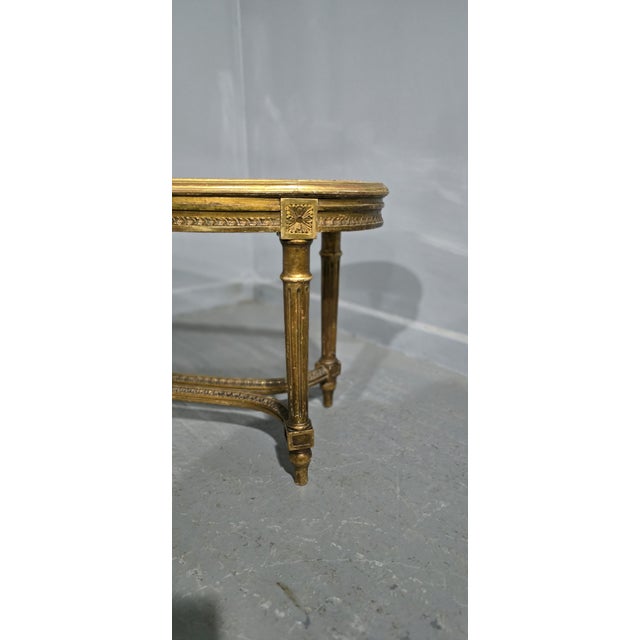 Late 19th Century French Gilt Duet Stool, 1880s For Sale - Image 5 of 8