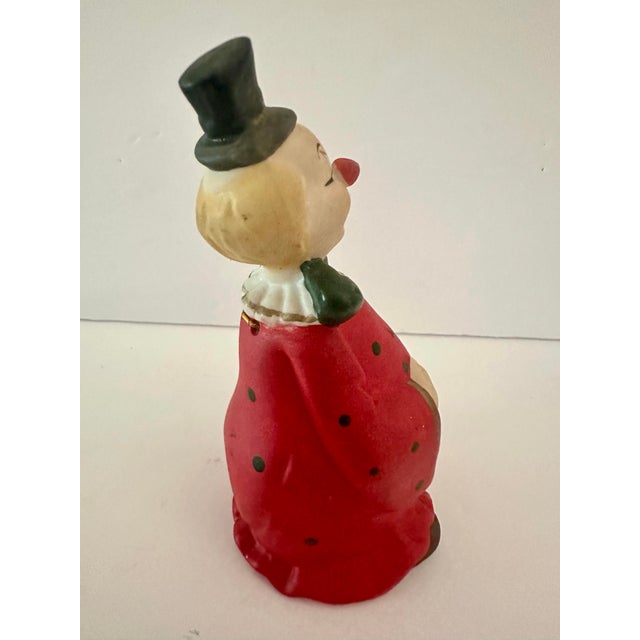 Late 20th Century Vintage Late 20th Century Red Polka Dot Clown Bell For Sale - Image 5 of 11
