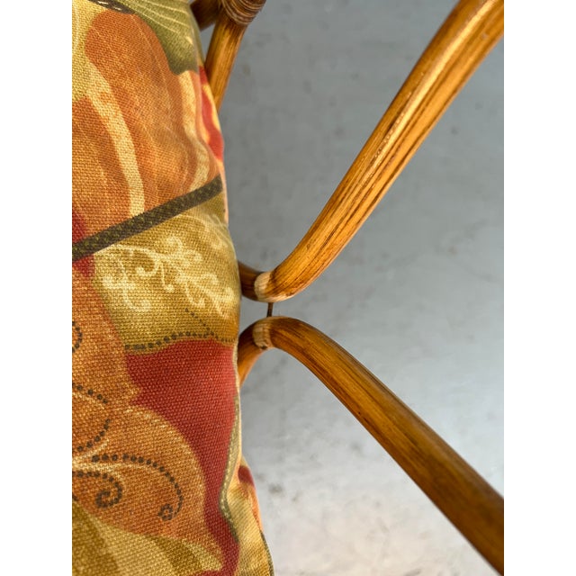 Wood Vintage Palm Beach-Style Reed and Rattan Sofa For Sale - Image 7 of 10