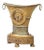 1825 Charles X Period French Empire Gilt Bronze 'Flower Vase' Mantle Clock For Sale