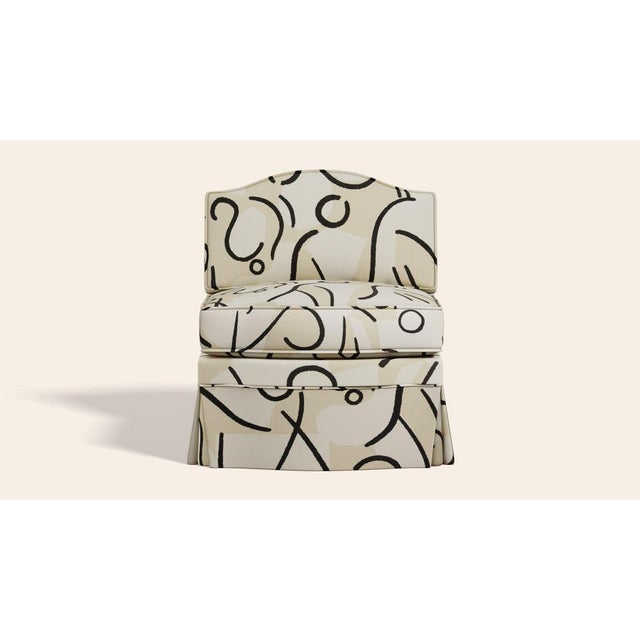 Contemporary Coconut Felix Slipper Chair by Ceraudo For Sale - Image 3 of 8