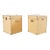 Pair of Raffia Grasscloth Campaign Style Hat Trunk Boxes For Sale