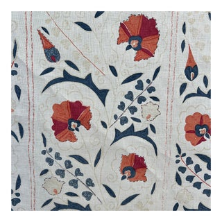 English Designer Robert Kime Linen Fabric- 4 3/4 Yards For Sale
