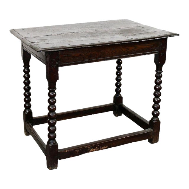 Welch Oak Side Table For Sale