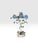 Vintage Italian Hand-Painted Tole Floral Table Lamps, Made in Italy - a Pair For Sale In West Palm - Image 6 of 12