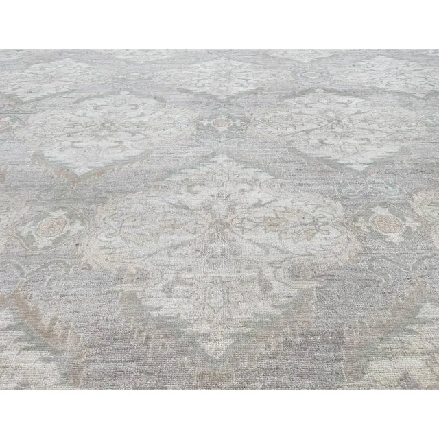 1990s Handwoven Transitional Style Rug 10x14 For Sale - Image 4 of 8