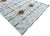 Not Yet Made - Made To Order Handmade Cotton Vegetable Dyed Area Rug, White, Sky Blue, Sage Green Star Dash Striped Dhurrie-5'x8' For Sale - Image 5 of 13