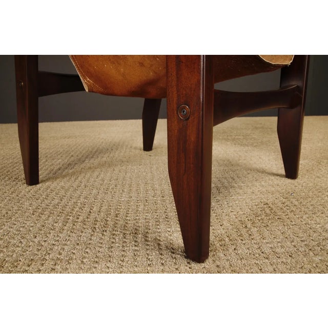 Sergio Rodrigues 'Kilin' Lounge Chairs in Rosewood & Leather, Oca, Brazil 1970s For Sale - Image 18 of 18