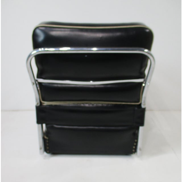 Gilbert Rohde Art Deco Gilbert Rohde Styled Streamline Lounge Chair For Sale - Image 4 of 12