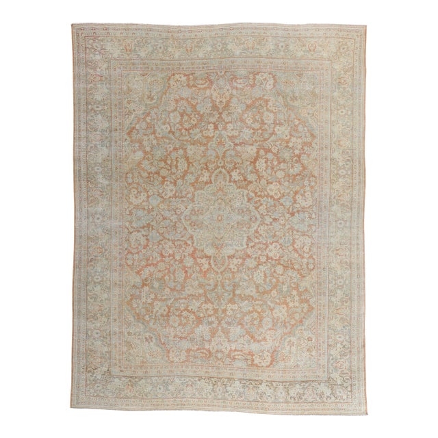 Antique Persian Mahal Rug, 09'11 X 13'02 For Sale