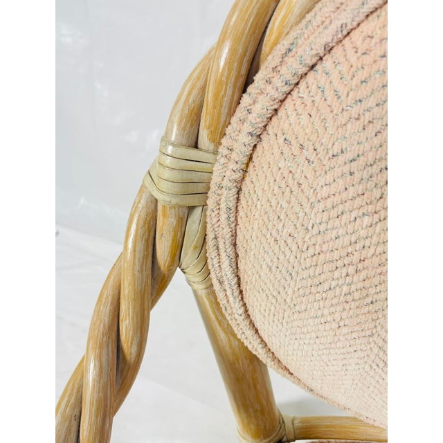 Vintage McGuire Rattan Lounge Armchair, San Francisco, California For Sale - Image 15 of 18