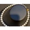Graduating White South Sea Pearls 9-12mm Strand Necklace 14 Kt Yellow Gold Clasp For Sale - Image 16 of 18