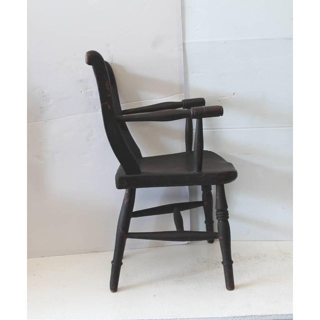 Early 19th Century Original Surface Child's Chair For Sale - Image 4 of 7