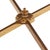 French A French Brass & Glass Coffee Table, in the Manner of Maison Jansen, C. 1950. For Sale - Image 3 of 7