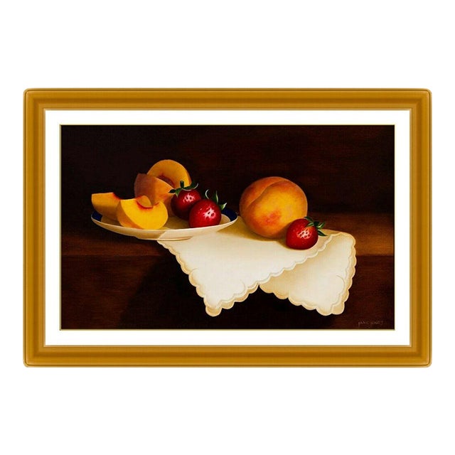 Late 20th Century Peaches and Strawberry Cream, Jane Jones For Sale