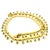 Vintage Italian Modernist 18k Gold and Turquoise Fringe Necklace For Sale - Image 12 of 13