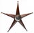 Modern Modern Star Form Starburst Convex Mirror in Dark Walnut For Sale - Image 3 of 3