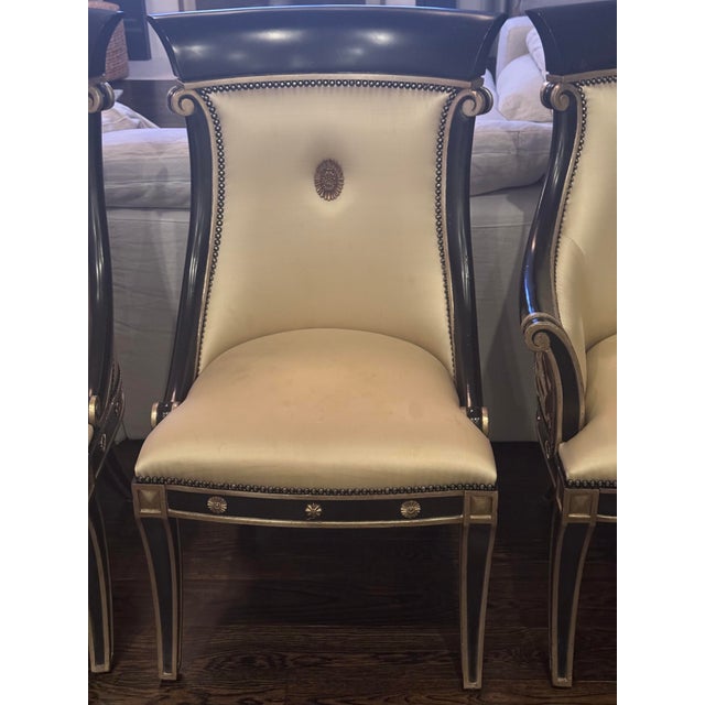 2010s Marge Carson Dining Table and Chairs - Set of 8 For Sale - Image 5 of 11