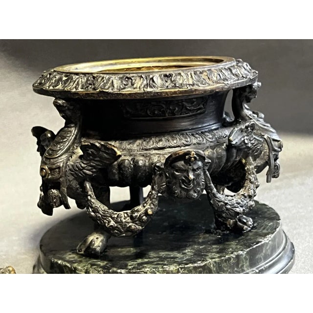 Metal Inkwell in the style of Severo Calzetta Da Ravenna For Sale - Image 7 of 13