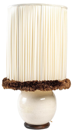 Ceramic Lamp attributed to Ruhlmann & Besnard, 1930s