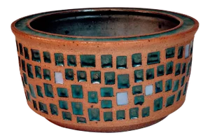 Mid C Tile Planter Bowl Oklahoma Artist