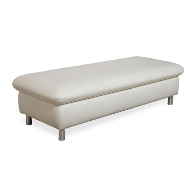 Modern Loop Leather Stool from Willi Schillig For Sale - Image 3 of 10