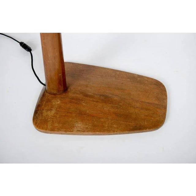 Mid-Century Wooden Floor Lamp from Krasna Jizba, Czechoslovakia, 1950s For Sale - Image 6 of 9