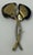 Fabrice Paris Floral Style Brooch Two entwined stems, one silver-toned and one yellow-toned. The silver-tone stem has an...