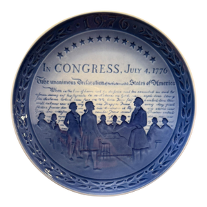 1976 Royal Copenhagen United States Bicentenary Commemorative Plate