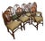 1990s Baker Inlaid Mahogany Norfolk Hepplewhite Dining Room Chairs For Sale