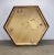 1970’s Mid Century Modern Lane Furniture Hexagonal Coffee Table, Smoked Glass Top For Sale - Image 11 of 12