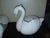 Mid-Century Modern Vintage Ceramic Swan Planter For Sale - Image 3 of 12