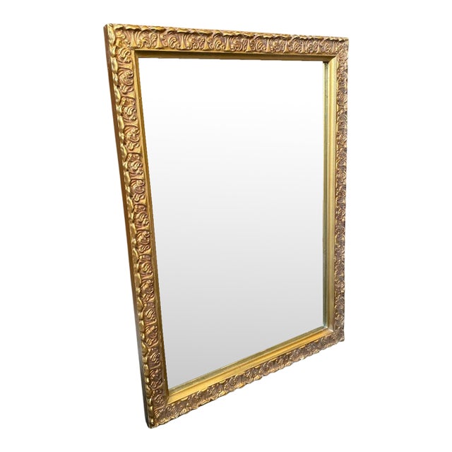 Vintage General Bathroom Prds. Corp. Ornate Gilded Gold Frame Medecine Cabinet For Sale