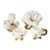 Late 19th Century Moore Bros Porcelain Cactutus Flower Vases, Set of 4 For Sale