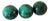 Malachite Carved & Polished Spherical Stones - Set of 3 For Sale