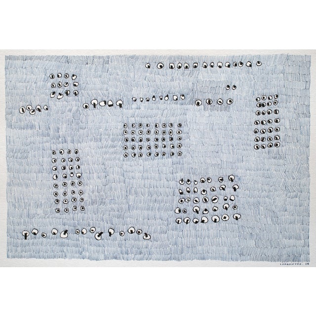 Contemporary Abstract Ink on Paper "Sans Titre 770" by Jérémie Iordanoff For Sale - Image 6 of 8