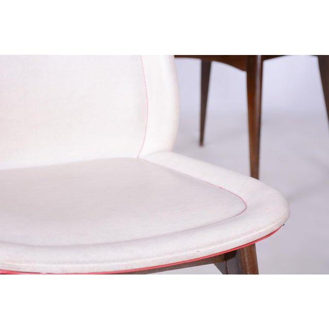 Art Deco Dining Chairs attributed to Jules Leleu, France, 1940s, Set of 6 For Sale - Image 9 of 11