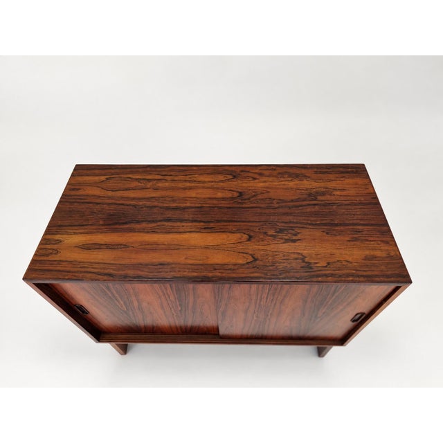 Low Sideboard in Rosewood with Sliding Doors, Denmark, 1960s For Sale - Image 13 of 18
