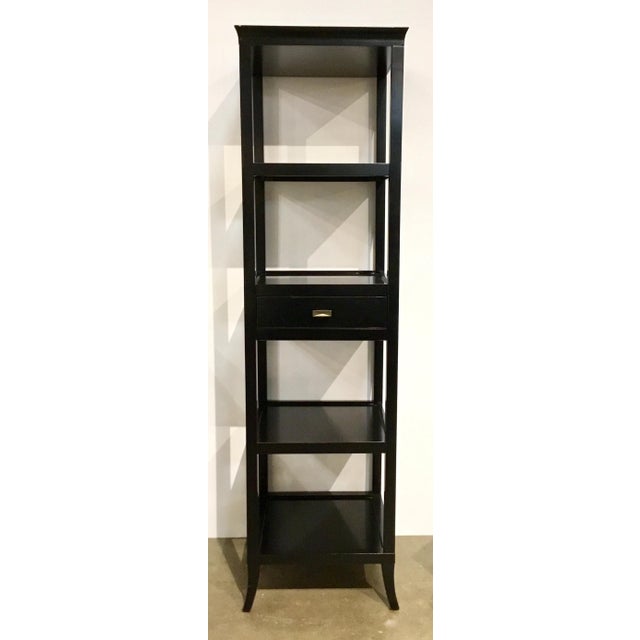 Modern Black Etagere/Bookcase Chairish