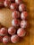 Chinese Chinese Coral & White Double Happiness Porcelain Beads For Sale - Image 3 of 7