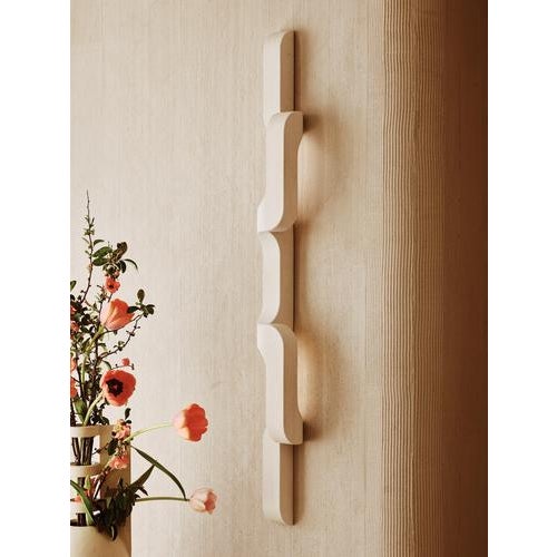 Stone Serpentine Sconces in Saint Raphael Limestone by Farrah Sit, Set of 2 For Sale - Image 7 of 10