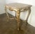 19th C. French Painted & Parcel Gilt Table W/ Marble Top For Sale - Image 14 of 17