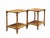 Mid-Century Modern Bamboo and Woven Rattan Side Tables, Italy, 1960s, Set of 2 For Sale - Image 3 of 8