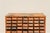 Orange Vintage Addressograph Industrial Steel Metal 133 Drawer Parts & File Cabinet For Sale - Image 8 of 18