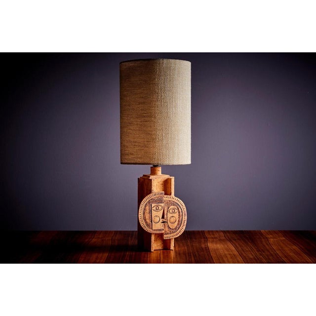 1970s Ceramic Table Lamps by Roger Capron, 1970s, Set of 2 For Sale - Image 5 of 16