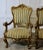 Set of Large Italian Carved Giltwood Armchairs For Sale - Image 4 of 10