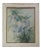 French Provincial Large Original Vintage Watercolor Painting of Wisteria For Sale - Image 3 of 3