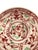 Ceramic Set of 6 Bat Trang Vietnamese Ceramic Multipurpose Bowls Hand Painted in Red and Celadon Lotus Floral Motif For Sale - Image 7 of 11